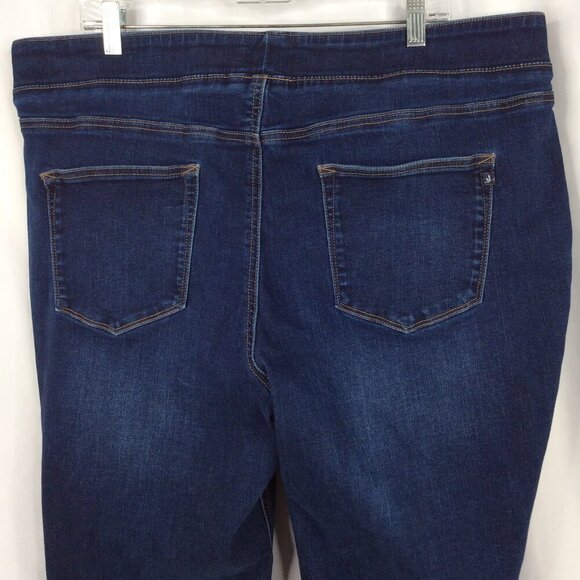 Maurices Ankle Skinny Jeans Womens Size 22W Short Pull On Comfort Waistband - Picture 5 of 11